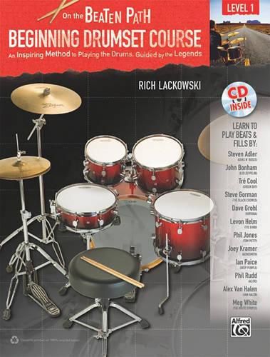 Cover image for On the Beaten Path: Beginning Drumset Course Lev 1