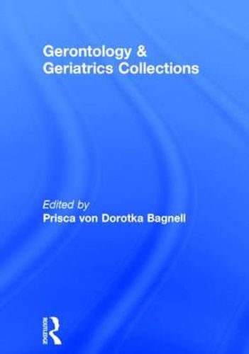 Cover image for Gerontology and Geriatrics Collections