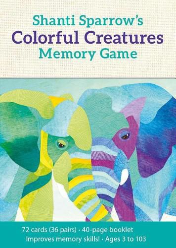 Cover image for Shanti Sparrow's Colorful Creatures Memory Game