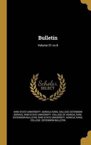 Cover image for Bulletin; Volume 21 no 8