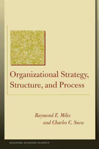 Cover image for Organizational Strategy, Structure, and Process