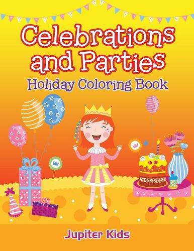 Cover image for Celebrations and Parties: Holiday Coloring Book