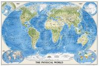 Cover image for World Physical, Tubed: Wall Maps World