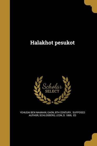 Cover image for Halakhot pesukot