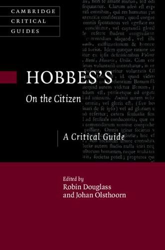 Hobbes's On the Citizen: A Critical Guide