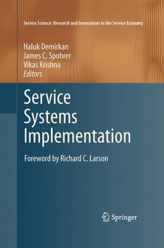 Cover image for Service Systems Implementation