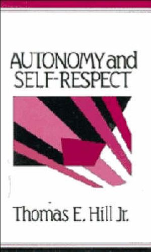 Cover image for Autonomy and Self-Respect