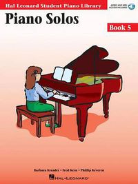Cover image for Piano Solos Book 5 - Book/Online Audio: Hal Leonard Student Piano Library