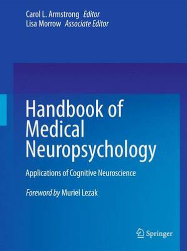 Cover image for Handbook of Medical Neuropsychology: Applications of Cognitive Neuroscience