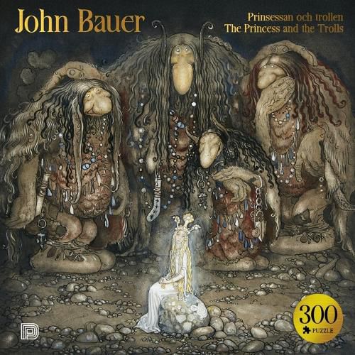 Cover image for John Bauer: The Princess and the Trolls