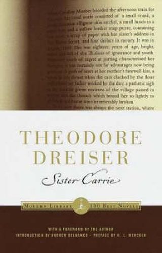 Cover image for Sister Carrie
