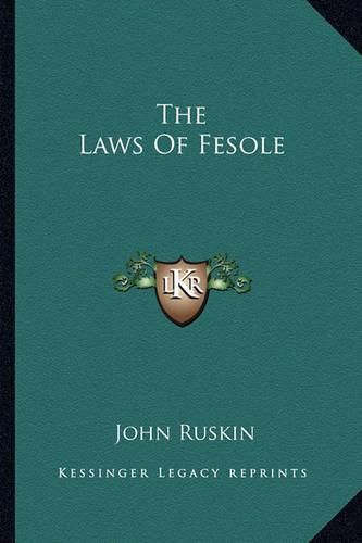 Cover image for The Laws of Fesole