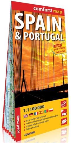 Cover image for comfort! map Spain & Portugal