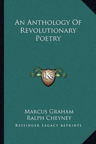 Cover image for An Anthology of Revolutionary Poetry