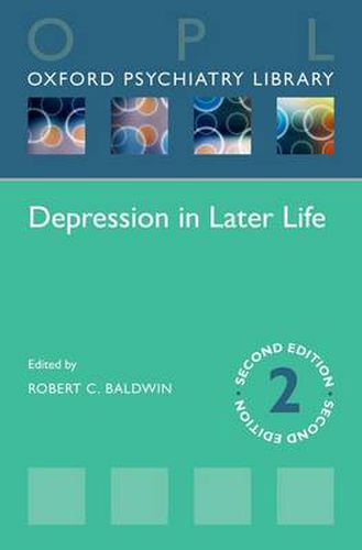 Cover image for Depression in Later Life