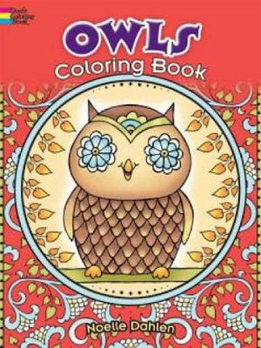 Cover image for Owls Coloring Book