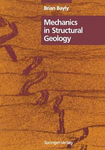 Cover image for Mechanics in Structural Geology