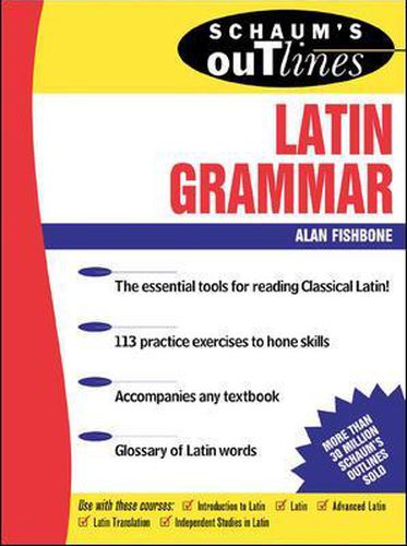 Cover image for Schaum's Outline of Latin Grammar