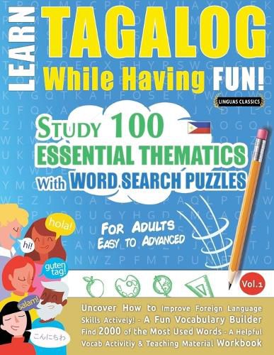 Cover image for Learn Tagalog While Having Fun! - For Adults