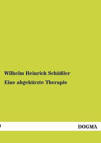 Cover image for Eine abgekurzte Therapie