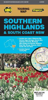 Cover image for Southern Highlands & South Coast NSW Map 283/298 3rd ed