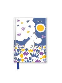 Cover image for Moomin Among the Flowers 2025 Luxury Pocket Diary Planner - Week to View