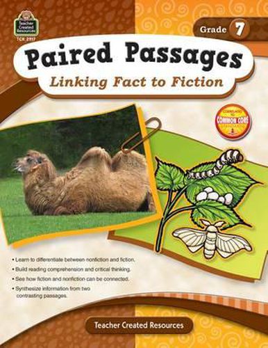 Cover image for Paired Passages: Linking Fact to Fiction Grade 7