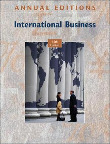 Cover image for Annual Editions: International Business, 15/e