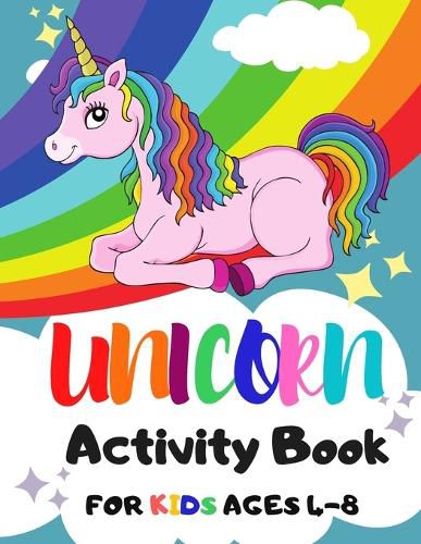 Unicorn Activity Book for Kids Ages 4-8