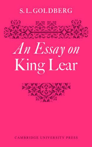 Cover image for An Essay on King Lear