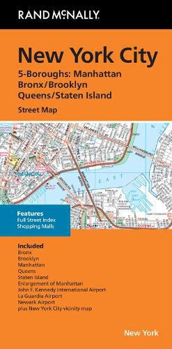 Cover image for New York City 5 Boroughs Street Map