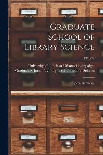 Cover image for Graduate School of Library Science