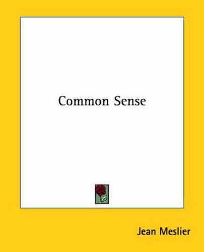 Cover image for Common Sense