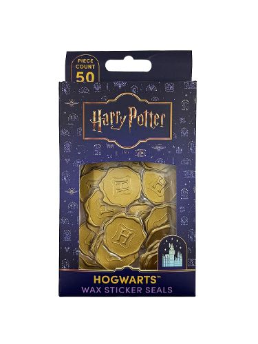 Cover image for Harry Potter: Hogwarts Gold Wax Sticker Seals (Set of 50)