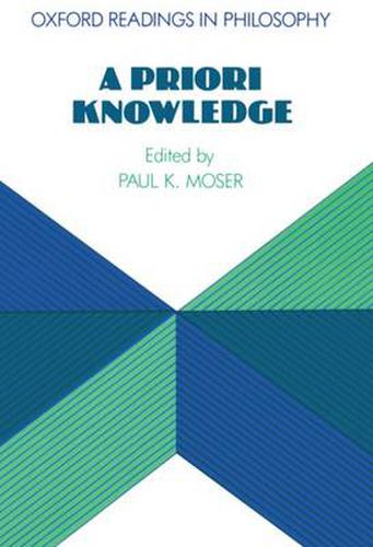 Cover image for A Priori Knowledge