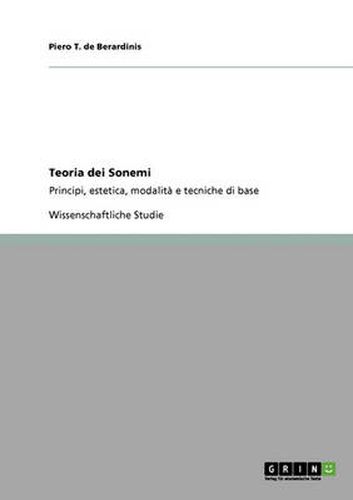 Cover image for Teoria dei Sonemi: Principi, estetica, modalita e tecniche di base