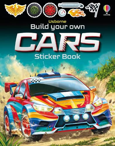 Cover image for Build your own Cars Sticker book