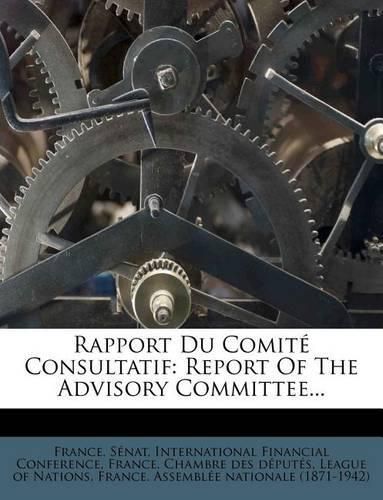 Cover image for Rapport Du Comit Consultatif