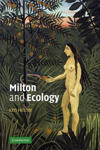 Cover image for Milton and Ecology