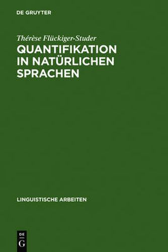 Cover image for Quantifikation in naturlichen Sprachen