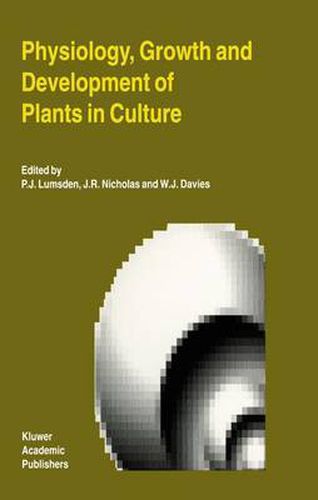 Cover image for Physiology, Growth and Development of Plants in Culture