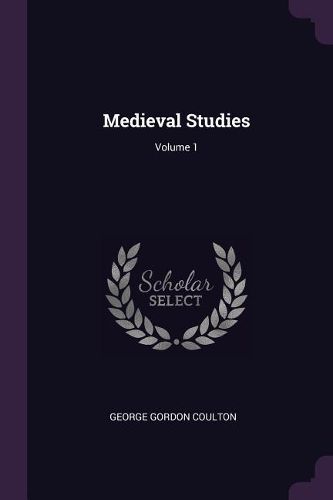 Cover image for Medieval Studies; Volume 1