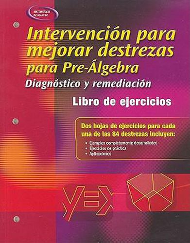 Cover image for Skills Intervention for Pre-Algebra: Diagnosis and Remediation, Spanish Student Workbook