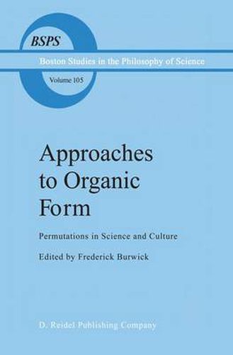 Cover image for Approaches to Organic Form: Permutations in Science and Culture