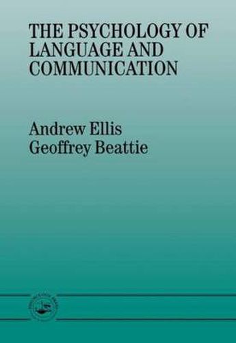 Cover image for The Psychology of Language And Communication