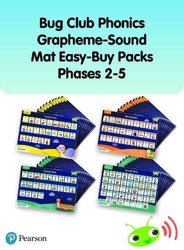 Cover image for Bug Club Phonics Grapheme-Sound Mat Easy-Buy Packs Phases 2-5