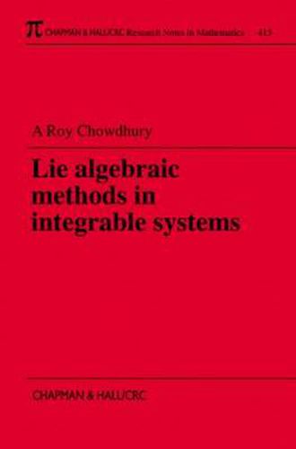 Cover image for Lie Algebraic Methods in Integrable Systems