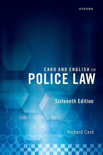 Cover image for Card and English on Police Law