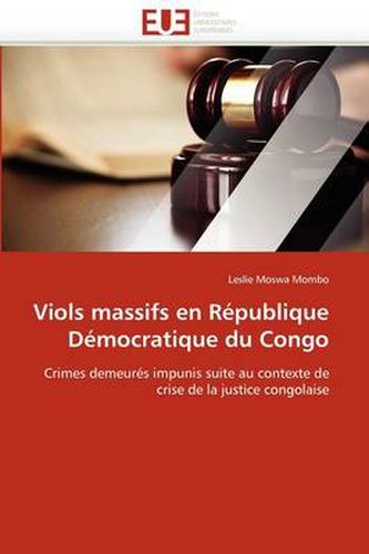 Cover image for Viols Massifs En R Publique D Mocratique Du Congo