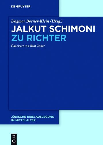 Cover image for Jalkut Schimoni Zu Richter